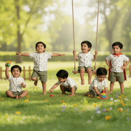 Pure Ease- Half-Sleeve Jhabla